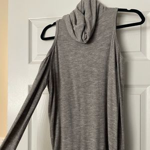 Women’s Gray Turtleneck Sweater